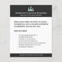 Volante del servicio de limpieza del hogar de la b