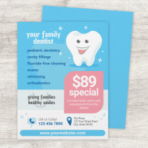 Volante dental dental sonriente
