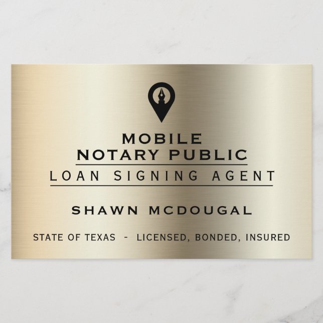 Volante elegante de imitación metálica (Frente)