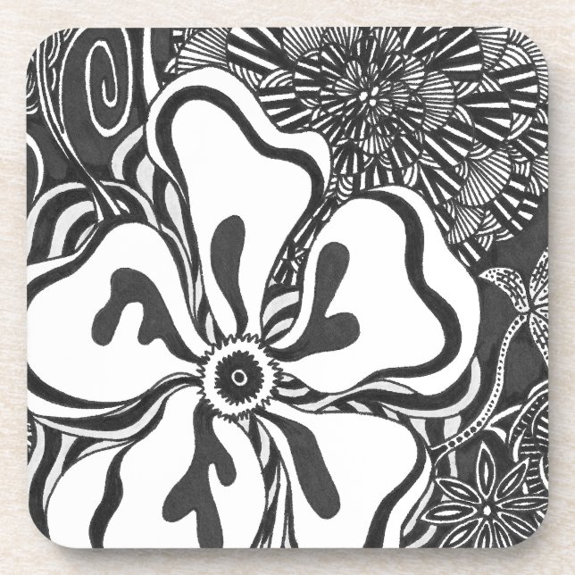 Volante Floral | Posavasos Personalizables (Frente)
