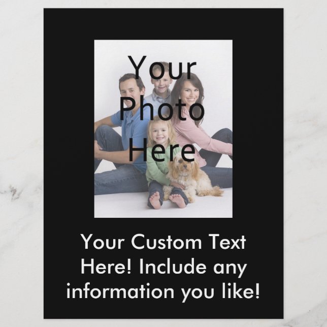 Volante fotográfico personalizado (Frente)