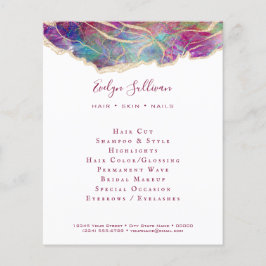 Volante Fuchsia Aquamarine Opal Design