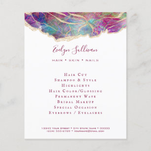 Volante Fuchsia Aquamarine Opal Design