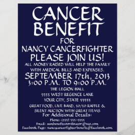 Volante genérico de beneficios de cáncer