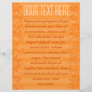 Volante Girado con Rayas Naranjas