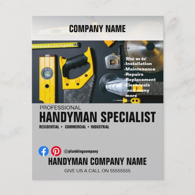 Volante HANDYMAN SPECIALISTA (Frente)