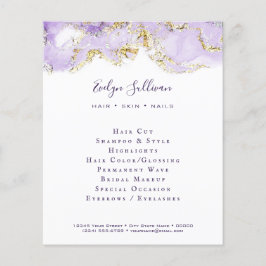 Volante Lavender Marbling Design