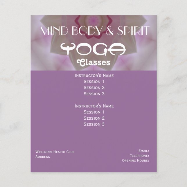 Volante Lotus Yoga A5 (Frente)