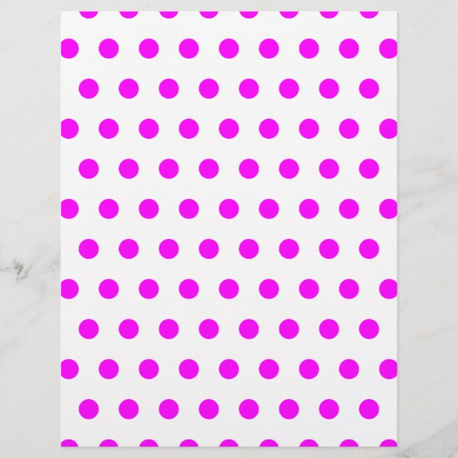 Volante Magenta Polka Dots (Frente)