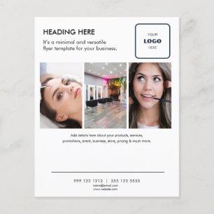 Volante Mínimo de Marketing Comercial de Fotografí