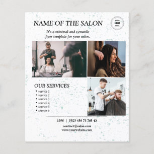 Volante Mint Speckle Minimal Salon