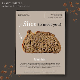 Volante moderno de panadería Minimalista