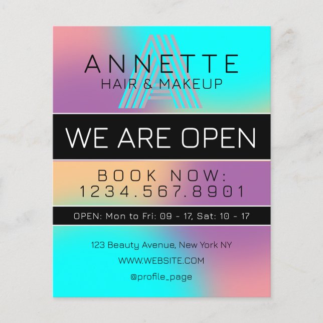 Volante morado azul degradado y negro (Frente)