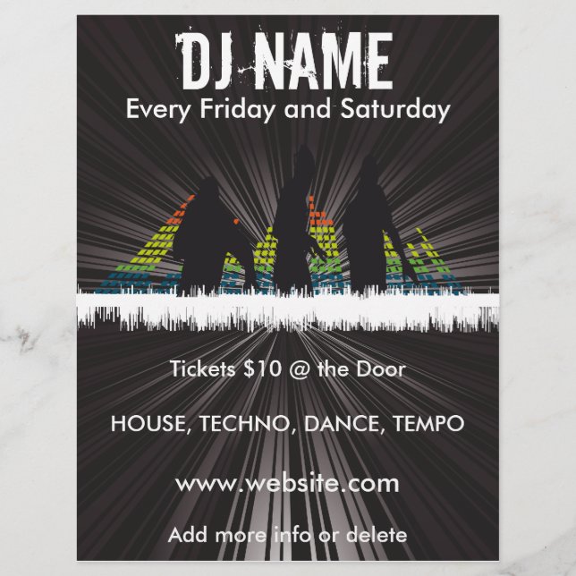 Volante musical para DJ Shadows (Frente)