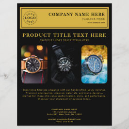 Volante negro personalizado para promociones de pr