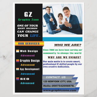 Volante oficial para el negocio de TI