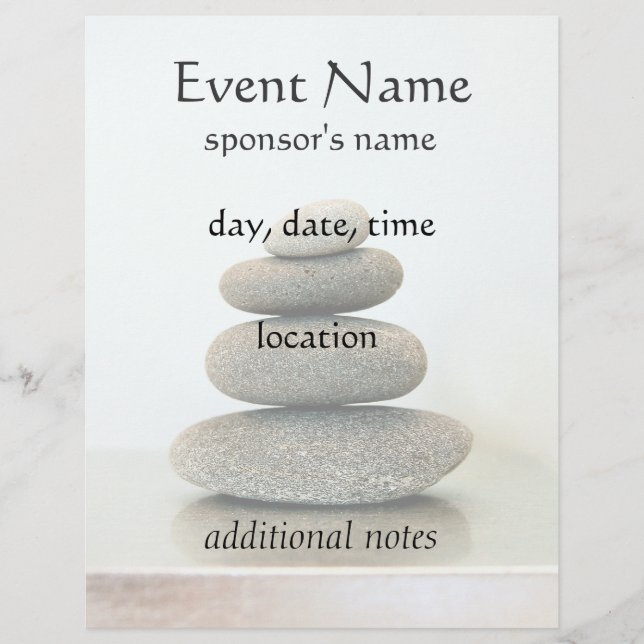 Volante para las artes de curación holísticas de Z (Frente)