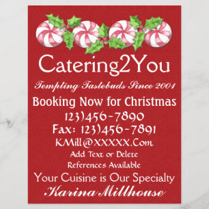 Volante para Negocio de Catering - SRF