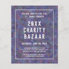 Volante para un evento de caridad, bazar o comida 