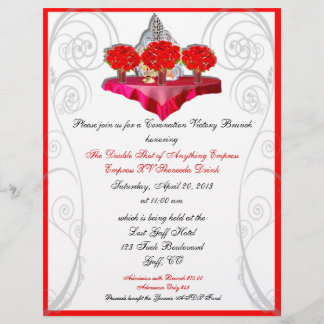 Volante Personalizado de Brunch de la victoria de