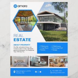 Volante Personalizado de propiedades inmobiliarias