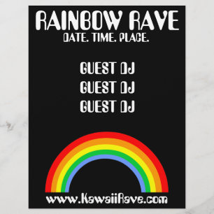 Volante personalizado de Rainbow Rave