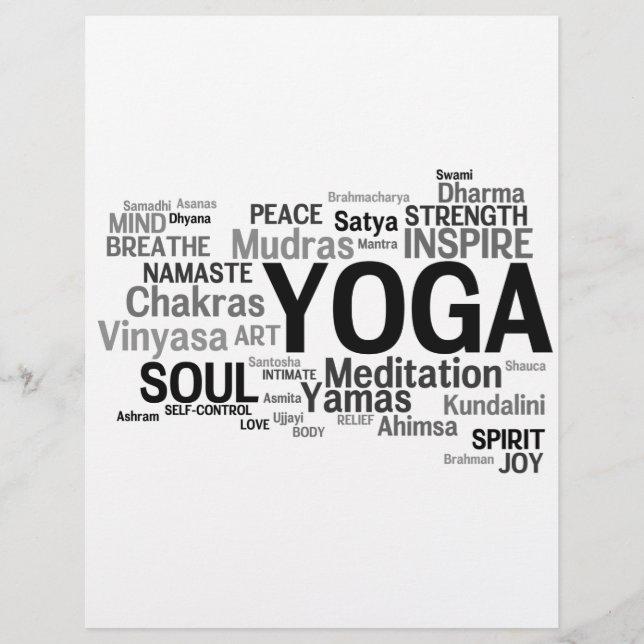 Volante Personalizado de YOGA (Frente)