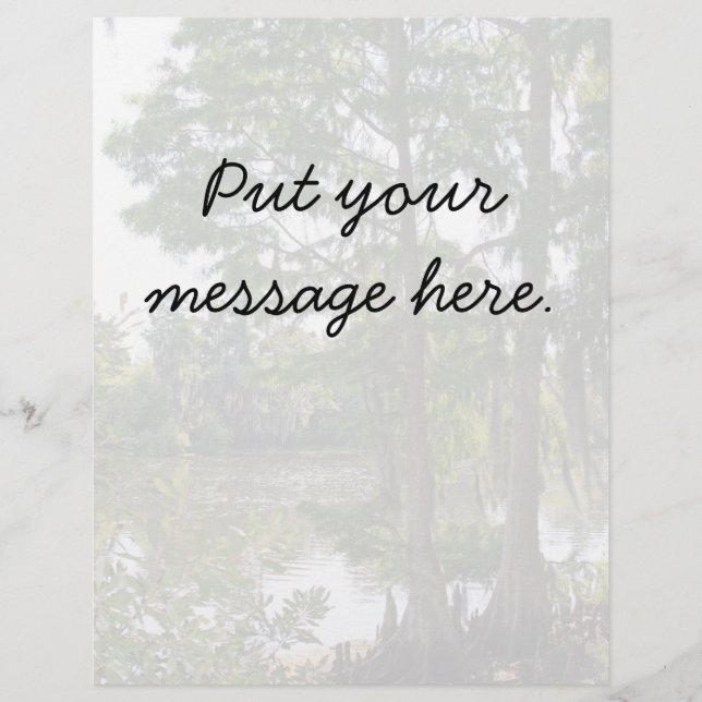 Volante prediseñado en el fondo del río (Frente)