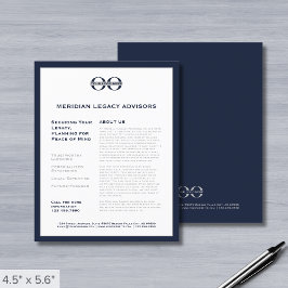 Volante promocional con logotipo