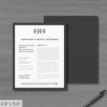 Volante promocional con logotipo Personalizado<br><div class="desc">Una sencilla plantilla de volante de negocios personalizado con un estilo minimalista moderno que se puede actualizar fácilmente con el logotipo de su empresa, los detalles de contacto y el texto del folleto personalizado. Ideal para productos de marketing, servicios, promociones, precios de eventos y más. Perfecto para los profesionales de...</div>