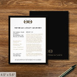 Volante promocional con logotipo Personalizado<br><div class="desc">Una sencilla plantilla de volante de negocios personalizado con un estilo minimalista moderno que se puede actualizar fácilmente con el logotipo de su empresa, los detalles de contacto y el texto del folleto personalizado. Ideal para productos de marketing, servicios, promociones, precios de eventos y más. Perfecto para los profesionales de...</div>