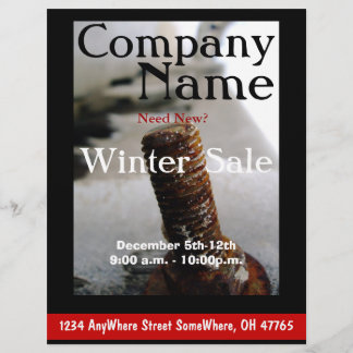 Volante promocional de Invierno de Scrap Yard