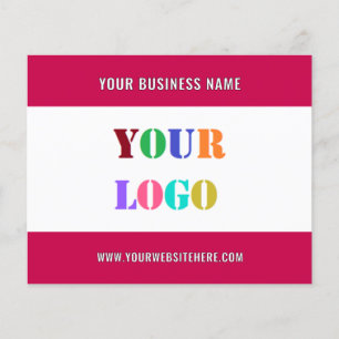 Volante promocional de texto para Personalizado de