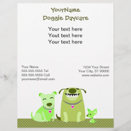 Volante promocional Doggie Daycare/Dog Walker