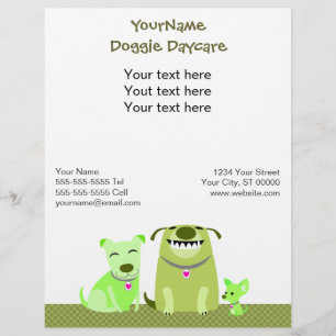 Volante promocional Doggie Daycare/Dog Walker