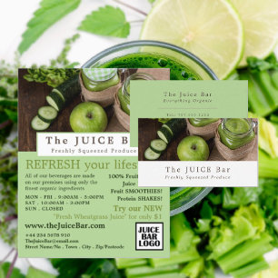 Volante publicitario Apple & Cucumber, Juice Bar