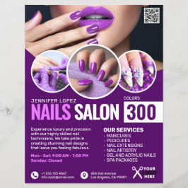 Volante Purple Nail Salon