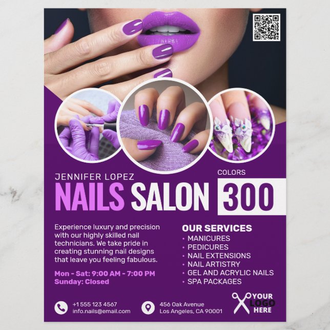Volante Purple Nail Salon (Frente)