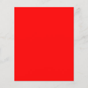 Volante rojo personalizado 4.5 x 5.6 para cualquie
