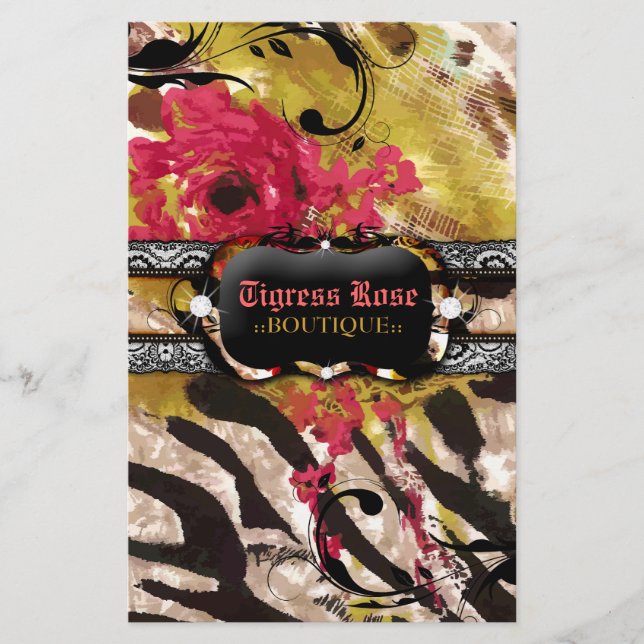 Volante Rosa de cebra de tigress (Frente)