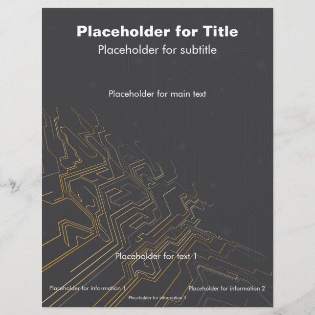 Volante tecnológico "Era digital" (Frente)