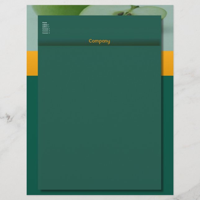 Volante verde de Apple (Frente)