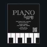 Volantes de Clases de Piano para Adultos Niños Neg<br><div class="desc">Volantes de Clases de Piano para Eventos Promocionales</div>