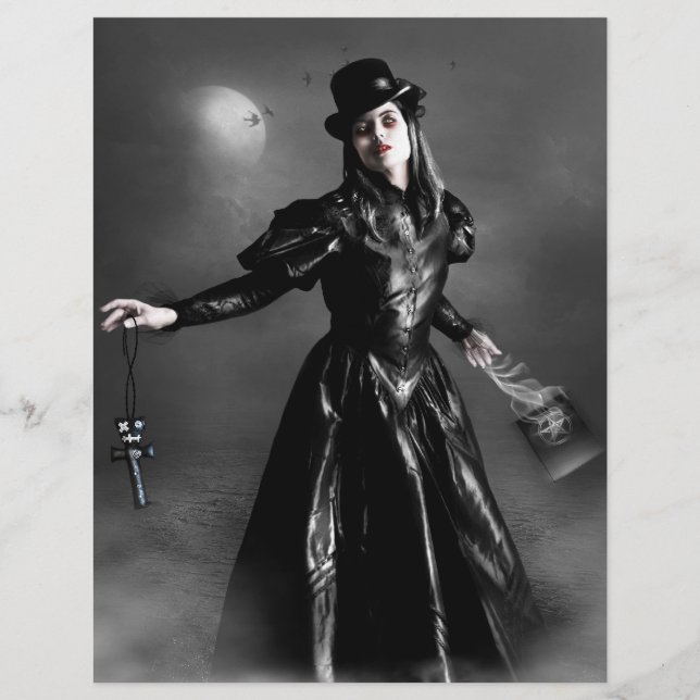 Volantes de Halloween en Personalizable de Brujerí (Frente)