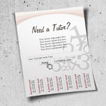 Volantes de Math Tutor de la barra de búsqueda pro<br><div class="desc">Folletos de Math Tutor de la barra de búsqueda profesional.</div>