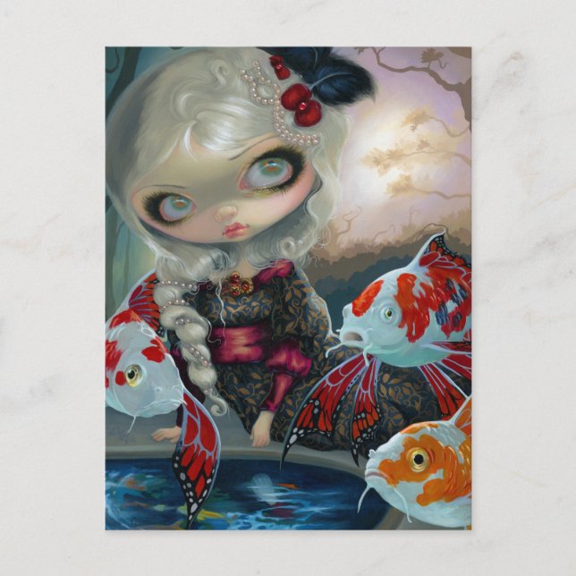 "Volantes de Poissons: Postal de Le Bassin des Car (Anverso)