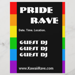 Volantes de Rave Personalizados de Orgullo de Arco