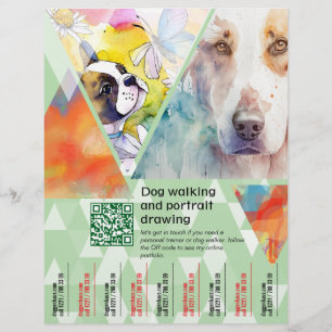 Volantes de retrato de mascotas 