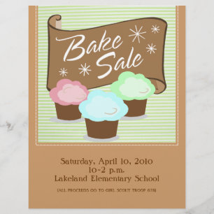 Volantes de venta de pasteles