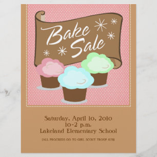 Volantes de venta de pasteles